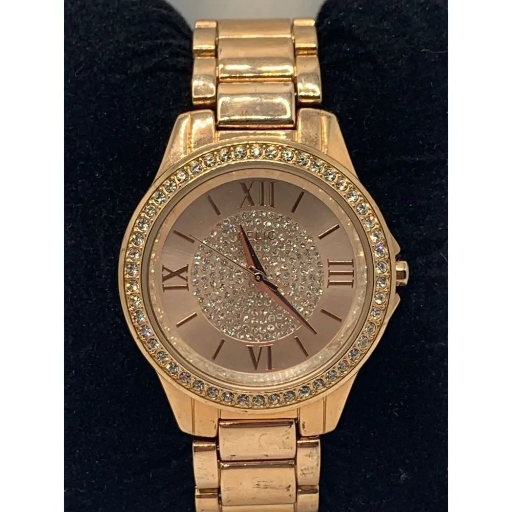 Relic ZR12178 Women's Stainless Steel Analog Rose Gold Dial Quartz Watch JD324
